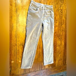 LL Bean Vintage Grandpacore  Velvet Stretch Pants Gray, 6-regular